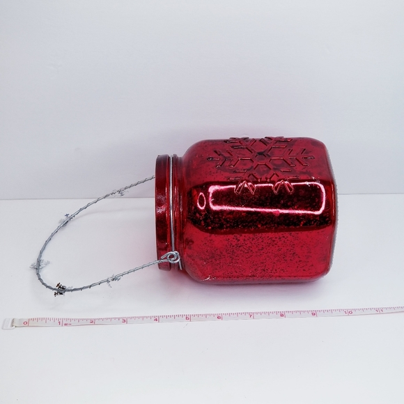 Red Christmas Mason Jar - Picture 8 of 10